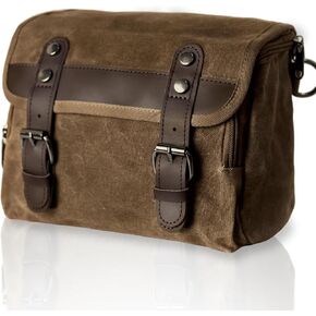 حقيبة أدوات دراجة نارية عتيقة دراجة نارية ، حقيبة رسول مقاوم للماء حقيبة سرج كيس سرج ، كيس سرج ، كيس مقود ، حقيبة الكاميرا للرجال والنساء. in Kuwait