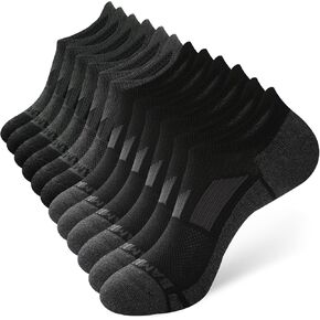 BAMBOO COOL Men's No-Show Socks Low Cut Breathable Moisture-Wicking Socks Non Slip Running Workout casual, 6 Packs in Saudi Arabia