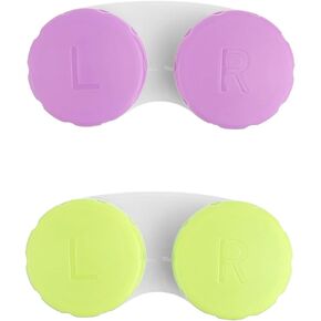 8 حزمة ملتصقة العدسات العدسات ، مجموعة تخزين مربع حامل العدسات ، حالات الاتصال الصغيرة ، صندوق الاتصال العدسات (8 ، أسود) in Kuwait