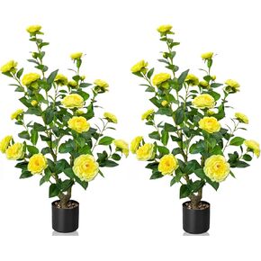 2 Pcs Artificial Bunny Topiary, 3 ft Bunny Shaped Topiary Trees, Faux Boxwood Topiary Bunny with Planter Pots for Indoor Outdoor Home Porch Decor in Kuwait