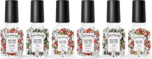 Poo-Pourri Before-You-Go Toilet Spray, Spring 2 Oz Variety Pack– Lavender Vanilla, Vanilla Petals & Santal, and Bamboo Rain in Kuwait