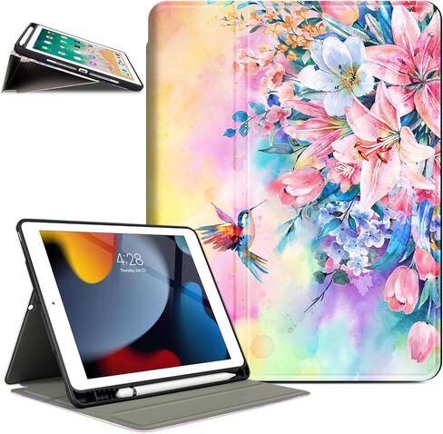 New iPad 9.7 inch 2018/2017 Case, Vimorco Premium Leather Case, Protective hard shell Cover for Apple iPad Air 1/2 ipad 6th Generation 5th Generation with Auto Wake/Sleep in Kuwait
