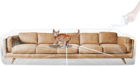 غطاء كرسي بلاستيكي شاق LAMINET-واقي مقاوم للماء فينيل صافي لكراسي بذراعين ، وكراسي غرفة المعيشة ، والحراس ضد خدوش القط/الكلب ، وشعر الحيوانات الأليفة ، والغبار ، والانسكابات-مثالية للتخزين المتحرك in Kuwait