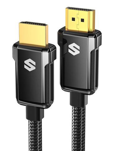 Silkland 4K HDMI ARC Cable for Soundbar 10FT, High Speed 18Gbps HDMI 2.0 Cable, [4K HDR, ARC HDCP 2.2, Ethernet], Braided HDMI Cord, Compatible Compatible for Vizio Samsung Sound bar, UHD TV, Blu-ray in Kuwait