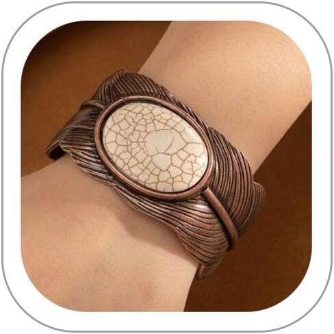 CSIYANJRY99 سوار الكفة الغربية للنساء البوهيميان عتيقة الكفة الأزرار الإسورة البروفيتات راعية البروفيت الحفلات الموسيقية روديو المجوهرات للنساء in Kuwait