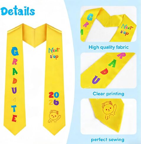 2pcs سرقت التخرج في مرحلة ما قبل المدرسة من فئة 2025 تخرج تخرج مخصص للأطفال in Kuwait