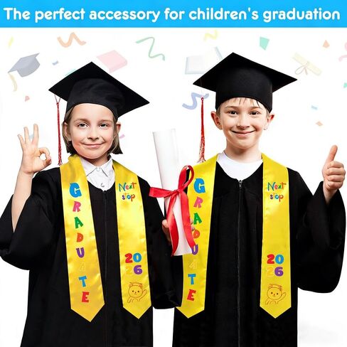 2pcs سرقت التخرج في مرحلة ما قبل المدرسة من فئة 2025 تخرج تخرج مخصص للأطفال in Kuwait