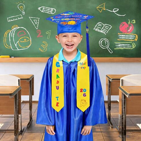 2pcs سرقت التخرج في مرحلة ما قبل المدرسة من فئة 2025 تخرج تخرج مخصص للأطفال in Kuwait