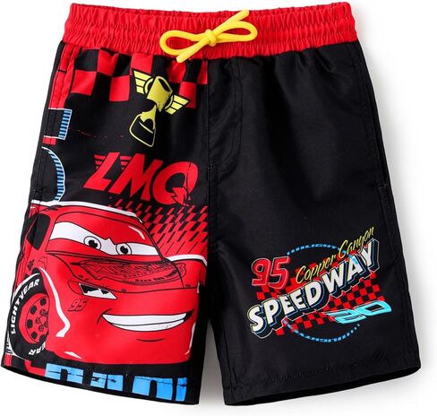 Disney Stitch Spiderman Cars Winnie Toy Story Boy Swim Trunks UPF 50+Swim Shorts Compression Liner & Quick-Dry &Pockets 2-13Y in Kuwait