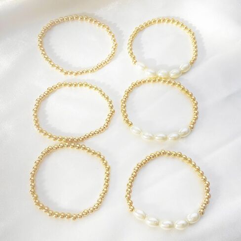 Multi layer Bracelet for Women Gold Chain Bracelet Sets Dainty Link Paperclip Bracelets Adjustable Layered Cuff Bracelets Gifts for Girls in Saudi Arabia