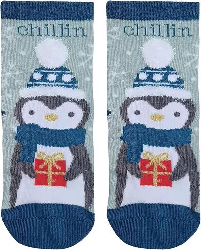 Stephen Joseph Unisex-Kid's Crew Socks, Gingerbread, Small in Saudi Arabia
