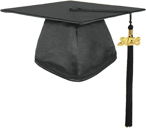 GradPlaza Shiny Kindergarten and Preschool Graduation Cap 2025 Tassel Year Charm for Kids Unisex in Kuwait