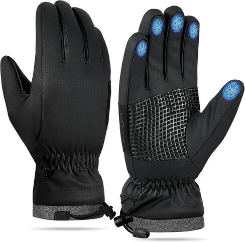Sukeen Windproof Winter Gloves Men Women Warm Ski Gloves for Cold Weather Anti-Slip Touchscreen Snow Gloves Cycling Running in Kuwait