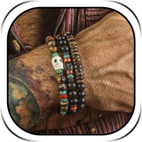 Cross Bracelet for Men Mens Cross Bracelet Mens Beaded Bracelets Men's Bracelets Faith Religious Easter Catholic Christian God Jesus Communion Baptism Jewelry Gift in Kuwait