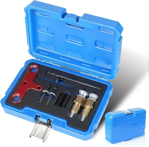 Fuel Injector Removal Puller Kit Injector Seal Install Tool Compatible with Volkswagen TDi 4 Cyl 8V 16V Diesel Audi VW 1.2 1.4 1.6 1.8 2.0 2.7 3.0 3.2 3.6 V6 4.2 V8 FSI TSI TFSI Petrol in Kuwait