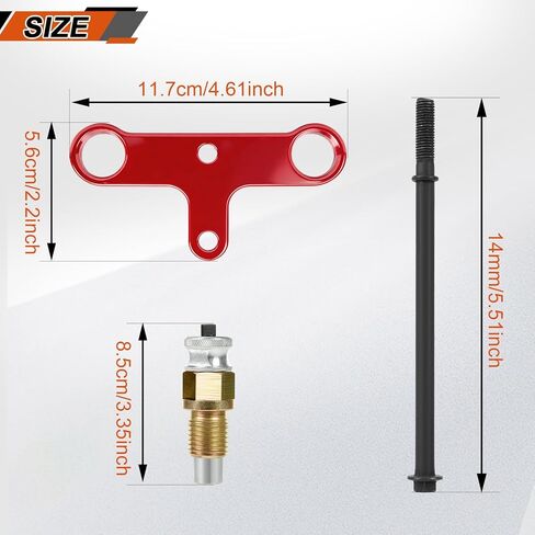 Fuel Injector Removal Puller Kit Injector Seal Install Tool Compatible with Volkswagen TDi 4 Cyl 8V 16V Diesel Audi VW 1.2 1.4 1.6 1.8 2.0 2.7 3.0 3.2 3.6 V6 4.2 V8 FSI TSI TFSI Petrol in Kuwait