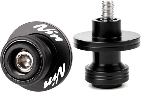 Fit For KAWASAKI Ninja 650 2025 Ninja 500 SE Ninja 400 NINJA 1000 SX 2017-2024 2025 ZX-4RR ZX6R 636 ZX10R ZH2 CNC Motorcycle Swingarm Spool Sliders Stand Screws (Black) in Kuwait