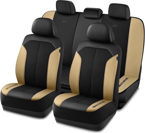 Skechers Car Seat Covers,GOGA Mat Oxford Cloth Seat Covers,Waterproof Car Seat Covers Full Sets,Automotive Universal Fit Seat Cover for Most Cars, Suvs, Trucks,Blue in Kuwait