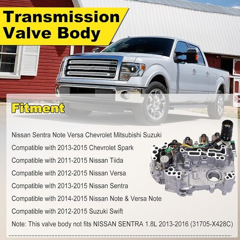 jf015 re0f11a jf011e jf010e cvt صمام نقل الجسم مع nis san sentra tiida jf015e in Kuwait