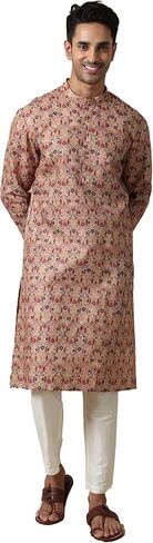 Filori Studio - Men's Printed Festive Motifs Long Kurta (Kurta Only) in Kuwait