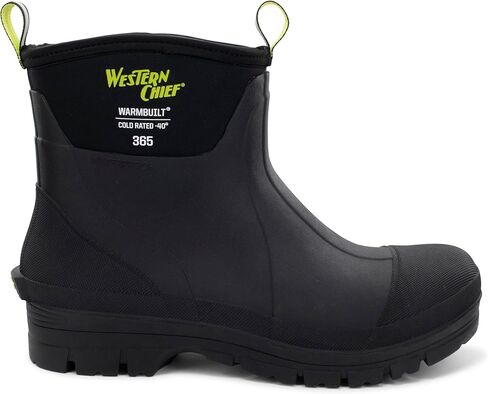 أحذية المطر للرجال من Western Chief مقاس 365 من النيوبرين - أحذية مطاطية مقاومة للماء بنسبة 100% للرجال مع نعل خارجي مضاد للانزلاق - أحذية طويلة ذات تصنيف بارد للرجال للحماية من جميع الأحوال الجوية in Saudi Arabia