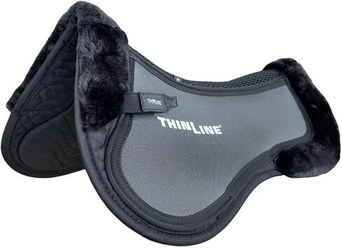Thinline Trifecta Cotton Half Pad with Sheepskin Rolls Natural Medium in Kuwait