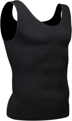 Gynecomastia Compression Shirt Men - Slimming Undershirt for Mens Shapewear, Body Shaper Compression Tank Top in Kuwait