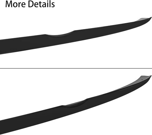Rear Trunk Spoiler Compatible with 2014 2015 2016 2017 2018 Toyota Corolla Sedan Sporty Spoiler Style Wing Rear Lip ABS Plastic Gloss Black in Kuwait