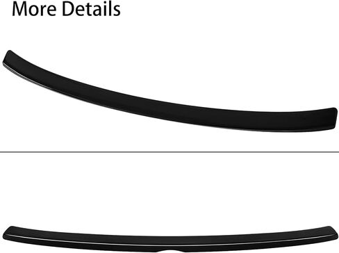Rear Trunk Spoiler Compatible with 2014 2015 2016 2017 2018 Toyota Corolla Sedan Sporty Spoiler Style Wing Rear Lip ABS Plastic Gloss Black in Kuwait