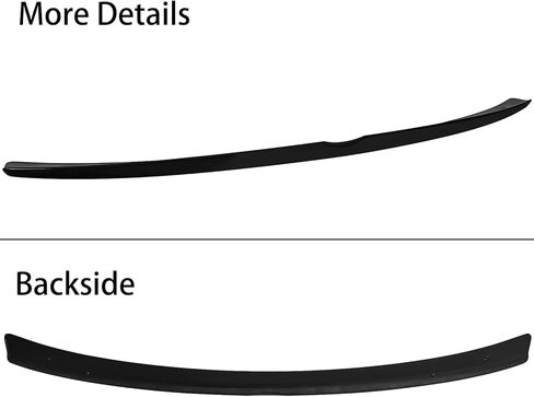 Rear Trunk Spoiler Compatible with 2014 2015 2016 2017 2018 Toyota Corolla Sedan Sporty Spoiler Style Wing Rear Lip ABS Plastic Gloss Black in Kuwait