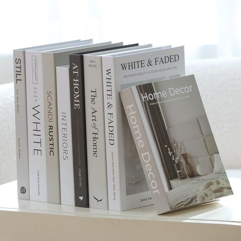 كتب مزيفة للديكور ، مجموعة من 3 ديكور أنيقة للكتب المزيفة ، مثالية لتعزيز النداء الجمالي لطاولات القهوة وغرف المعيشة والأرفف وكتب ديكور غلاف حديثة مع الحلي الصغيرة. in Kuwait