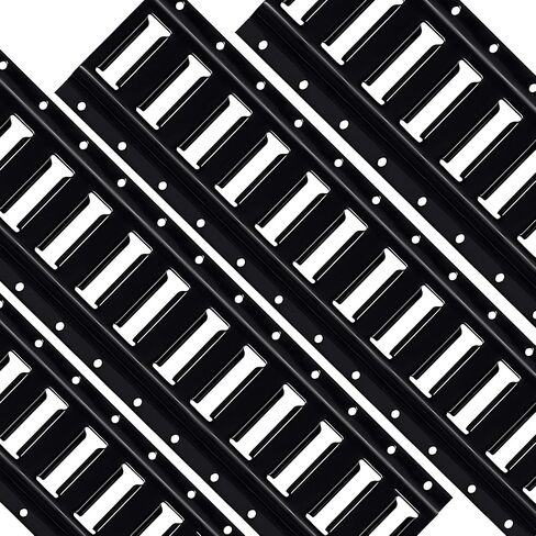 E-Track Tie-Down Rail Kit, 2' E Track Rail 4 Pack for Garages, Vans, Trailers, Motorcycle Tie Downs, Powder Coat, 6,000 lbs Breaking Strength in Kuwait