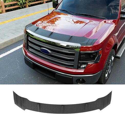 Xipoo Hood Protector Compatible with 2021-2025 Ford F-150 Hood Shield TPE Front Shield Deflector Replacement for 2021 2022 2023 2024 2025 Ford F150 Accessories in Saudi Arabia