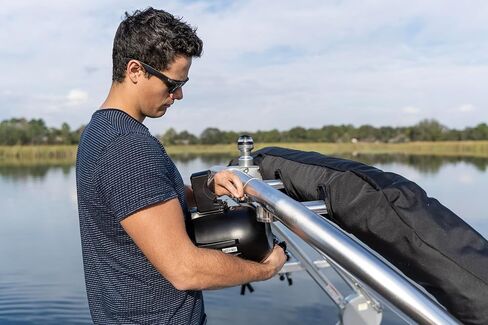 SDX Pro Audio - 6.5 inch 350W Fully Wireless Bluetooth Marine Speaker System (Pair) - Wakeboard Tower/Waketower and Fits Rollbar/Rollcage - Rechargeable, No Wiring/Cables Needed - No Receiver Needed in Kuwait