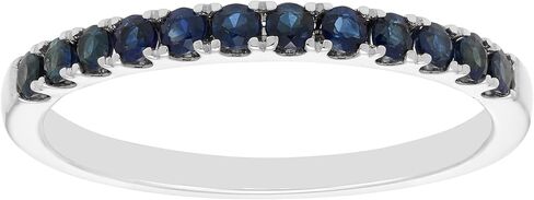 Boston Bay Diamonds 10K Gold Gold Wedding Gemstone Anniversary Band Ring - اختيار الحجر المولد ، وحجم الخاتم ، والذهب الأصفر أو الأبيض in Kuwait