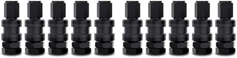 CKAuto 5 Pcs VS33/TR33E Tubeless Metal Clamp-in Valve Stems, Black Finish in Saudi Arabia