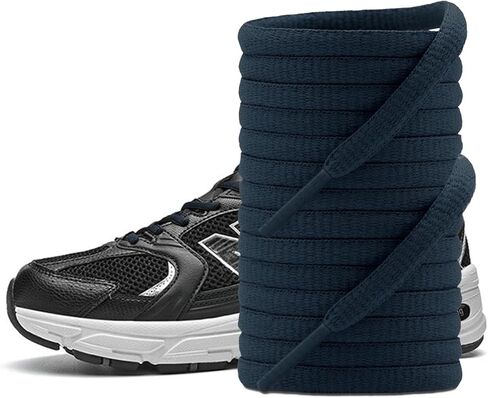 UamGlsob Oval Shoe Laces for New Balance Sneakers, 1/4"(6mm) Shoelaces Strings Replacement for Lace-up Walking Running Shoes in Kuwait