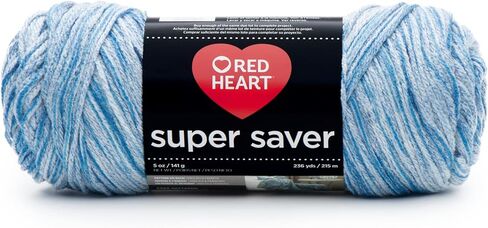 Red Heart Super Saver Yarn ، Printe Print (حزمة 2) in Kuwait