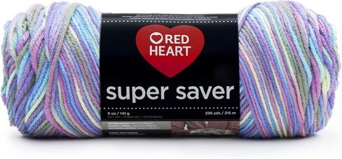 Red Heart Super Saver Yarn ، Printe Print (حزمة 2) in Kuwait