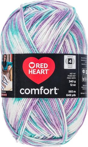 Red Heart Super Saver Yarn ، Printe Print (حزمة 2) in Kuwait