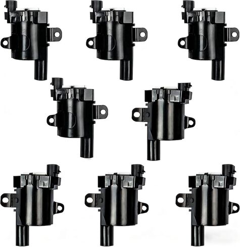 Ignition Coil Pack with Spark Plug UF270 Compatible With Ram 1500 Dakota Durango Grand Cherokee 4.7L V8 1999-2007, Set of 8 in Kuwait