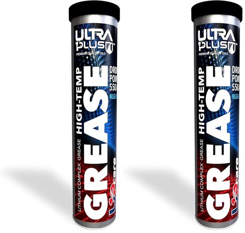 Ultra1Plus Multipurpose Lithium Complex Grease | High Temp Lubricant Lithium Grease Tube | Red and Tacky Grease Tube 14 oz NLGI 2 | Wheel Bearing, Axle, Tractor, Boat Trailer, Heavy Equipment and More in Kuwait