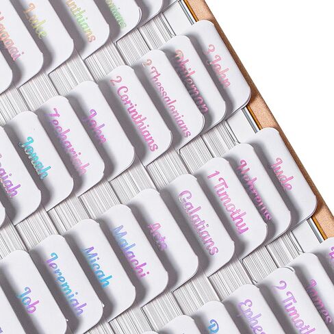 Mr. Pen- Bible Tabs, 75 Tabs, Holographic Laminated Bible Tabs for Women and Men, Bible Tabs for Study Bible, Bible Index Tabs, Bible Book Tabs, Bible Labels Tabs, Mr Pen Bible Tabs in Kuwait