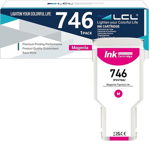 LCL Compatible 746 Photo Black 300-ml Ink Cartridge (P2V82A) Replacement for HP 746 DesignJet Z6 & Z9+ Large Format Plotter Printer (1-Pack) in Kuwait