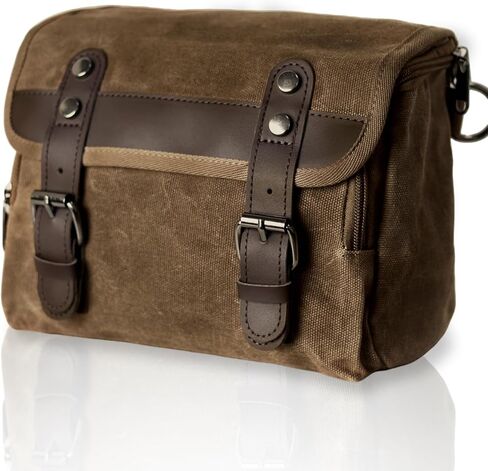 حقيبة أدوات دراجة نارية عتيقة دراجة نارية ، حقيبة رسول مقاوم للماء حقيبة سرج كيس سرج ، كيس سرج ، كيس مقود ، حقيبة الكاميرا للرجال والنساء. in Kuwait