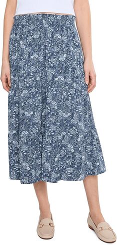 Toad&Co Women's Sunkissed Tiered Midi Skirt in Kuwait