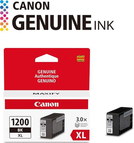 Canon PGI-1200 Pigment Black Ink Tank Compatible to MB2120, MB2720, MB2020, MB2320 (PGI-1200 Black) & PGI-1200XL Yellow Ink Tank Compatible to Printer MB2120, MB2720, B2020, MB2320 in Kuwait