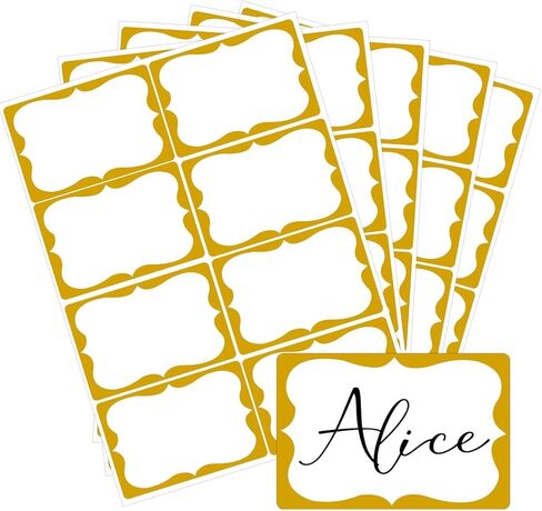 Red Name Tags,2"x 3" Name Tag Stickers with Red Border 200 Pcs Adhesive Name Tags Sticker Name Badges Labels for School, Office, Home, Party, Conferences in Saudi Arabia
