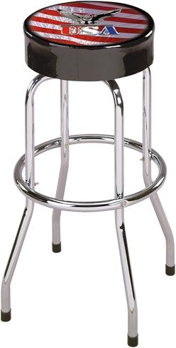 Larin LRS-4 Rolling Mechanic Stool with Tool Tray – Padded Seat, 250 lb Capacity, Heavy-Duty Steel Frame, for Garage, Shop & DIY Projects in Saudi Arabia