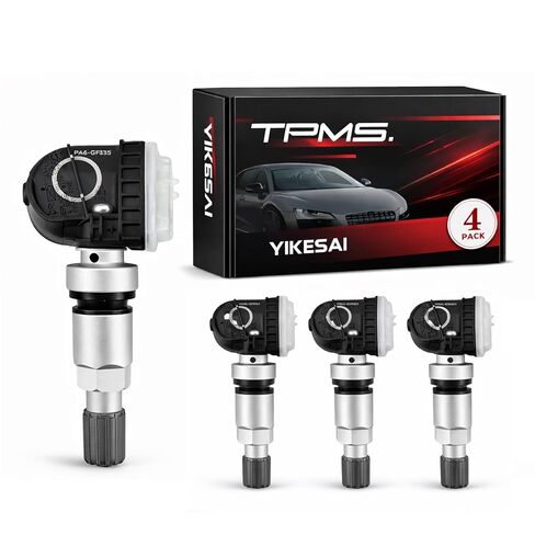 TPMS Sensor Set of 4-315Mhz Tire Pressure Monitoring Sensors Compatible with Ford F-150 F150, Edge, Flex, Explorer, Mustang, Lincoln | Replace #F2GZ-1A189-A, F2GZ1A189A, F2GT1A180AB, F2GT1A150AB in Kuwait